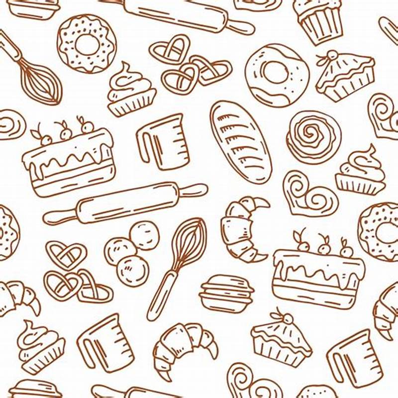 Baking Pattern Background