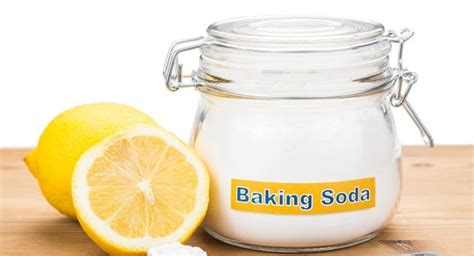 Baking Soda and Lemon Juice