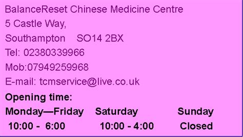 BalanceReset Acupuncture Chinese medicine center