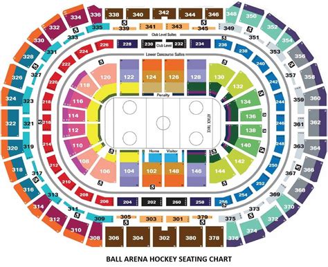 Ball Arena Denver Seating Chart With Seat Numbers