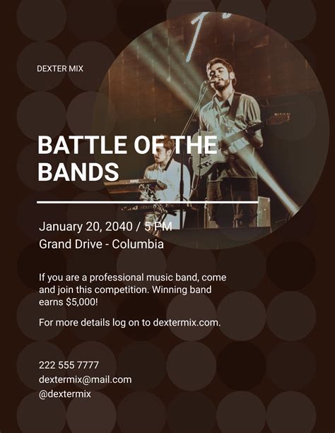 Band Poster Template