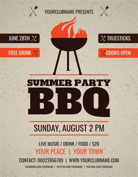 Barbecue Flyer Template