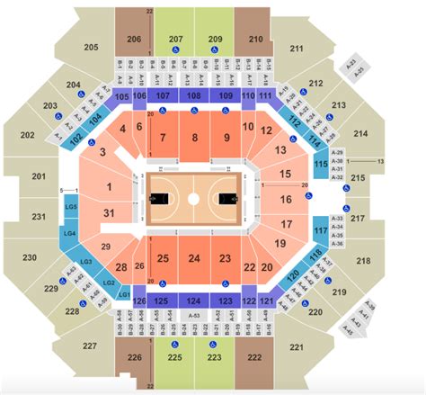 Barclays Interactive Seating Chart