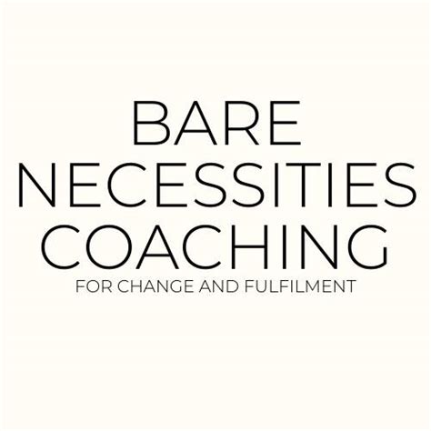 Bare Necessities Coaching