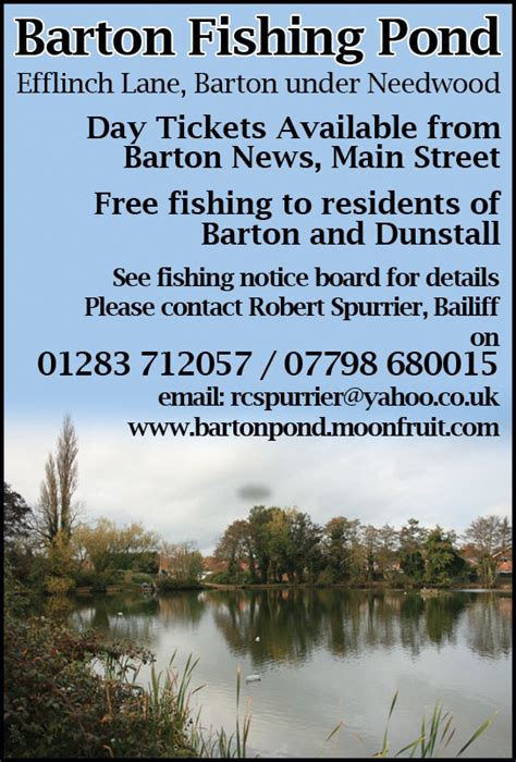 Barton Parish Council Fish Pond