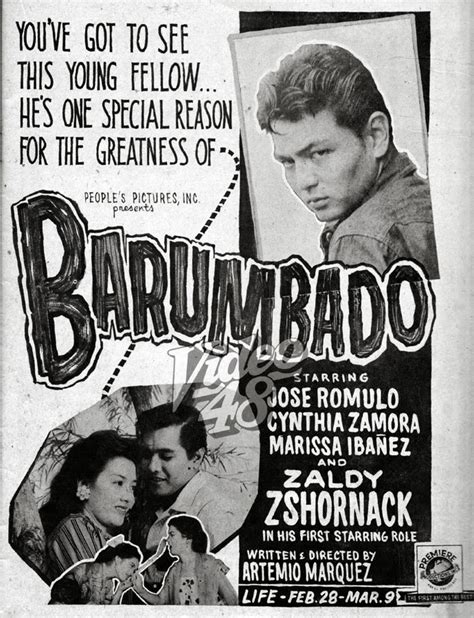 Barumbado (1957) film online,Artemio Marquez,Jose Romulo,Cynthia Zamora,Marissa Ibañez,Zaldy Zshornack