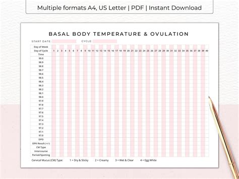 Basal Body Temp Chart Ovulation