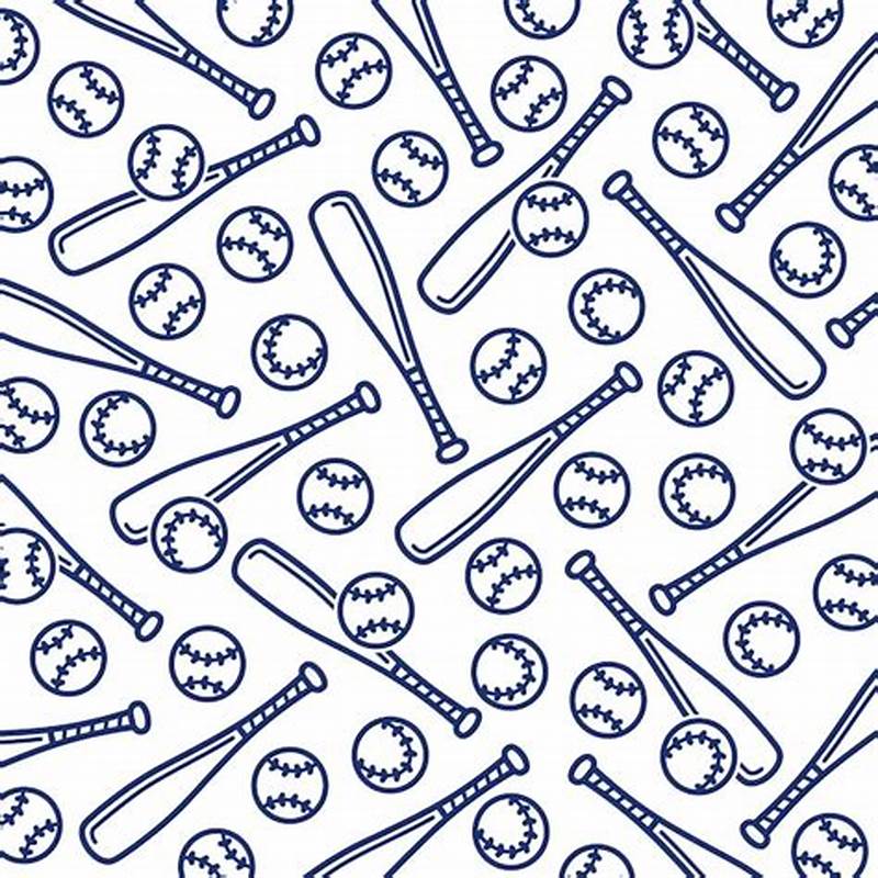 Baseball Pattern Background