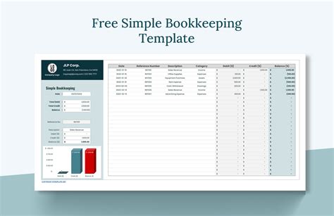 Basic Bookkeeping Template