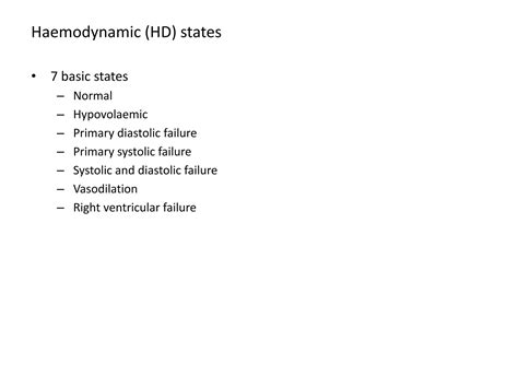 download Basic Haemodynamic State