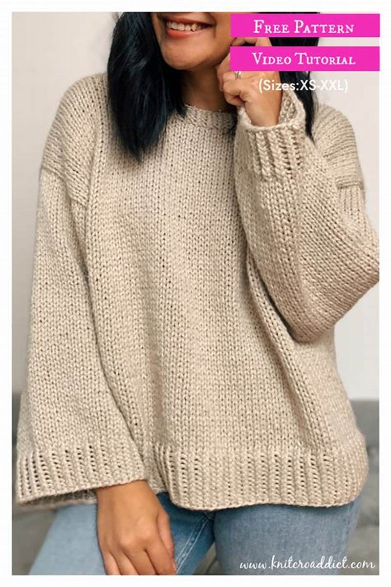 Basic Sweater Knitting Pattern