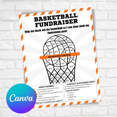 Basketball Fundraiser Template Free