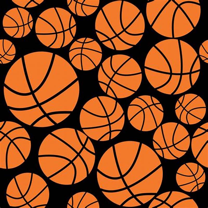 Basketball Pattern Vector
