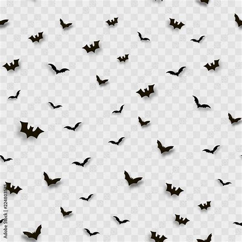 Bat Pattern Transparent