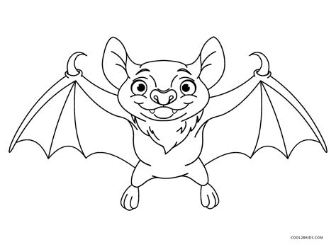 Bat Printable Coloring Pages