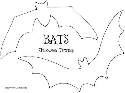 Bat Template Halloween