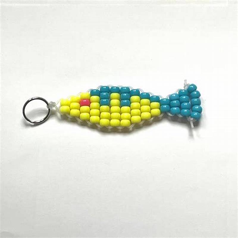 Beaded Fish Keychain Pattern