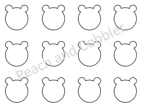 Bear Head Template Printable