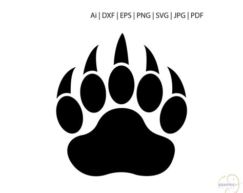 Bear Paw Printable