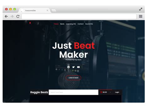 Beat Selling Website Template