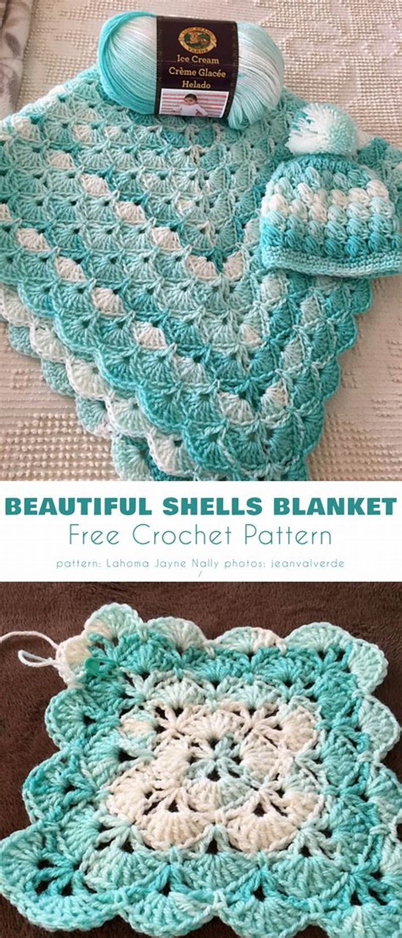 Beautiful Shell Blanket Crochet Pattern