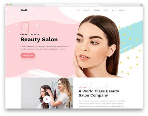 Beauty Parlor Website Template Free Download
