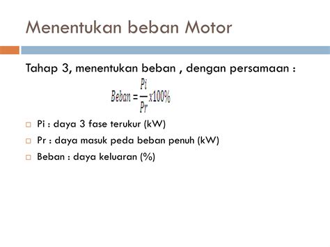 Beban Motor