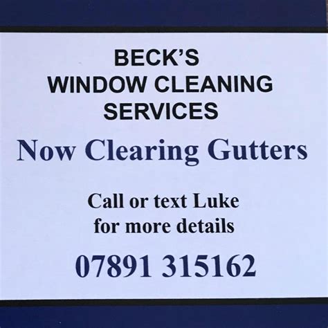 Becks Window Cleaning Services