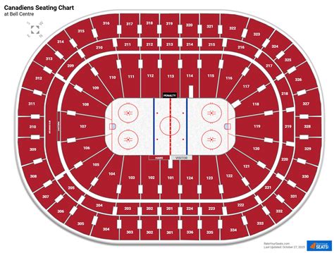 Bell Centre Montreal Seating Chart