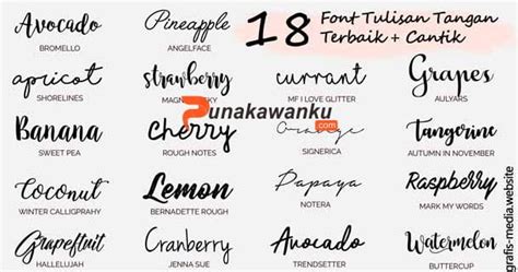 Berbagai Gaya Hand Lettering