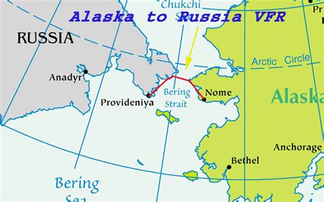 Strait Alaska Map