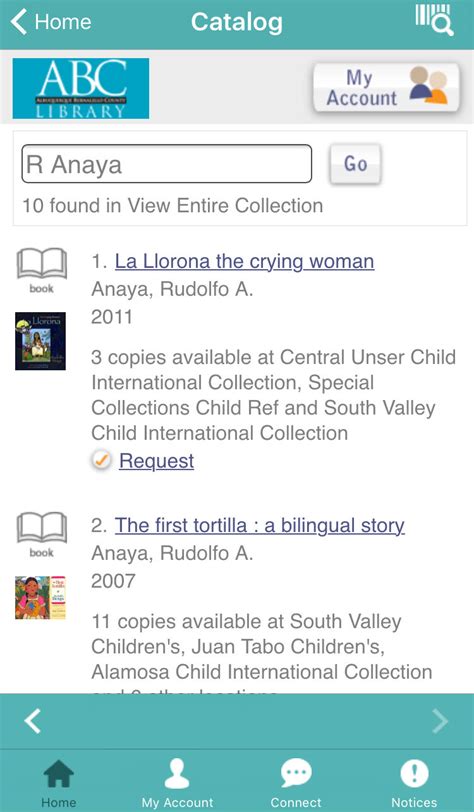 Bernalillo County Library Catalog