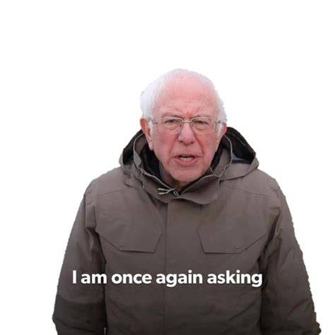 Bernie Sanders I Am Once Again Template