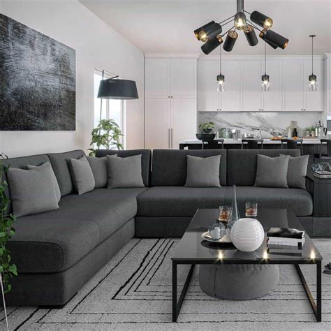 Living Room Gray Furniture
