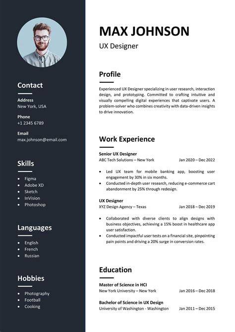 Best Free Resume Template Word