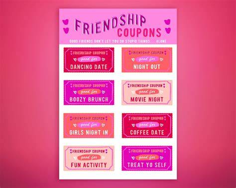 Best Friend Coupons Printable