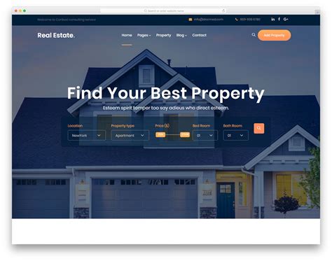 Best Real Estate Web Templates