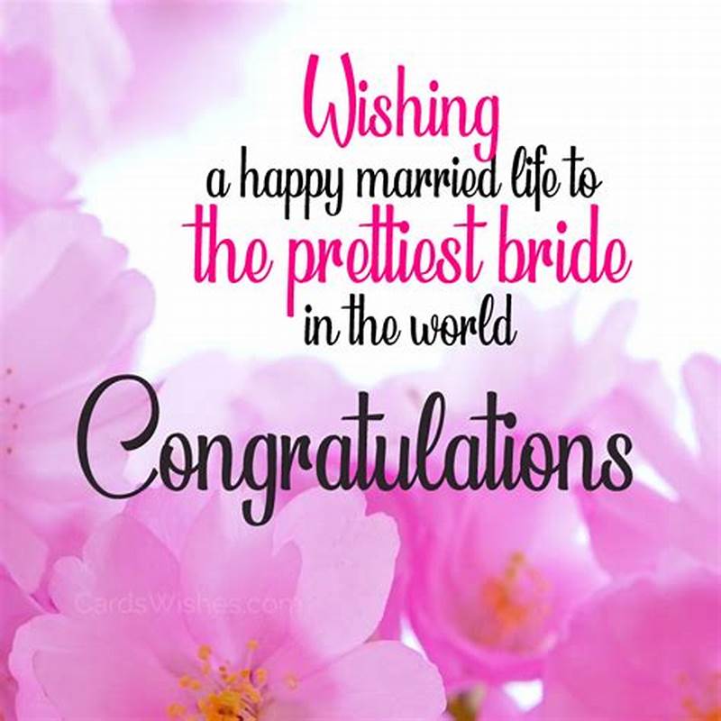 Best Wishes Bride