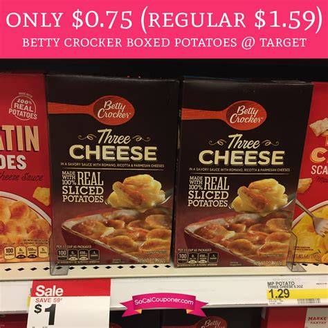 Betty Crocker Boxed Potatoes Printable Coupons