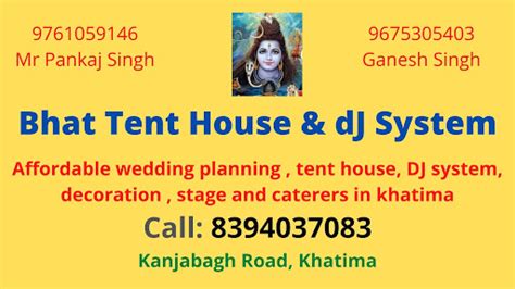 Bhat Tent House Decorator & DJ Services
