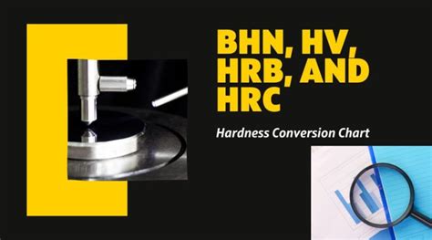 Bhn Hardness Chart