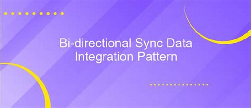 Bi-directional Sync Data Integration Pattern
