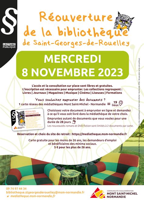 Bibliothèque Saint-George-de-Rouelley à Saint-Georges-de-Rouelley