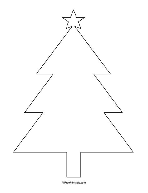 Big Christmas Tree Template