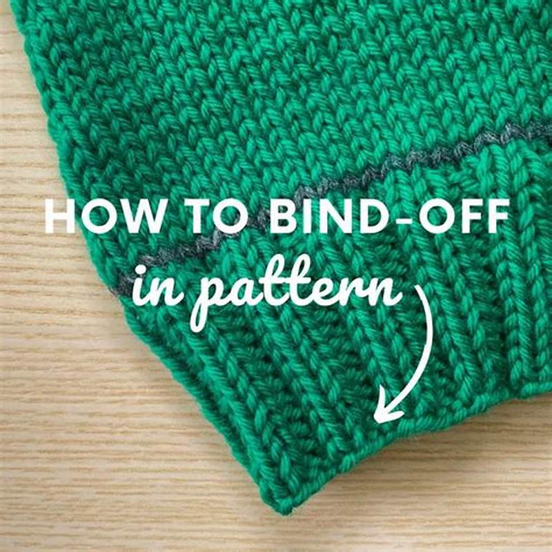 Bind Off In Pattern In The Round