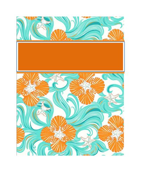 Binder Cover Template