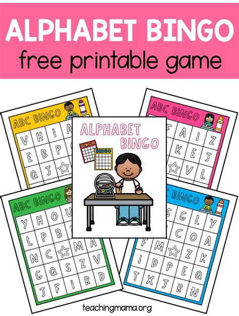 Bingo Alphabet Printable