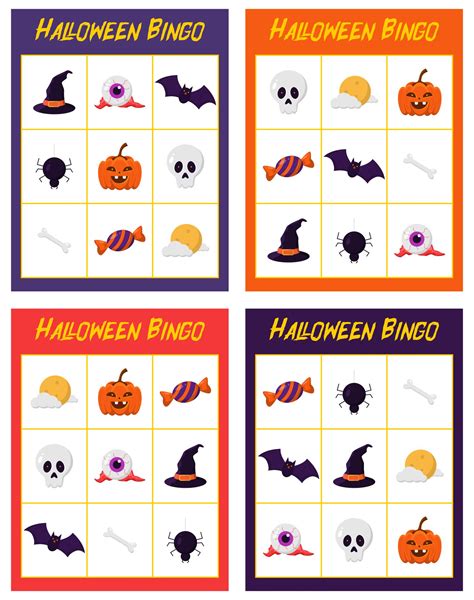 Bingo Halloween Printable