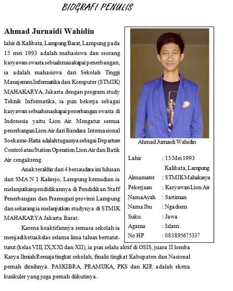 Biografi Diri
