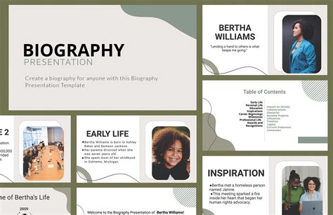 Biography Slideshow Template